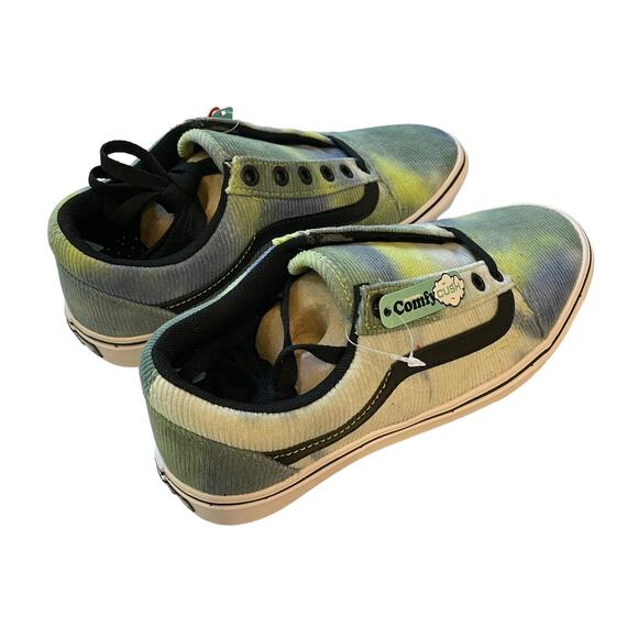 NEW Vans Comfycush Old Skool “Blotched" Tie Dye Corduroy Shoes Mens 6 Womens 7.5 - Picture 11 of 12